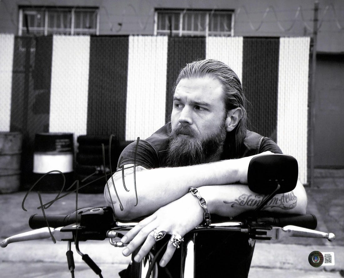 Beckett Authenticated 11x14 Ryan Hurst Autographed Sons of Anarchy Photo (1 of 1)
