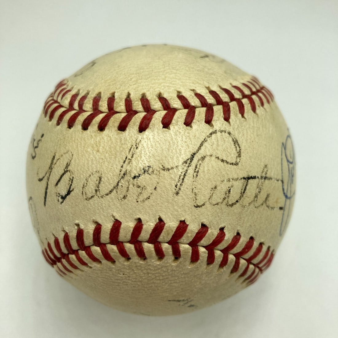 1939 Hall of Fame Inaugural Ball Signed by Ruth Cobb Wagner PSA Authenticated: 1939 Hall of Fame Inaugural Ball Signed by Ruth Cobb Wagner PSA Authenticated This is an original 1939 Official National League (Ford Frick) baseball, hand-signed by members of the inaugural Baseball 