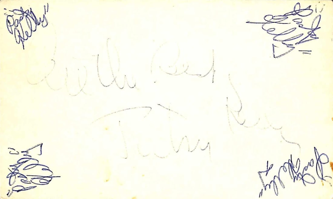 Beckett Authenticated Patsy Kelly 3x5 Signed Index Card (1 of 1)