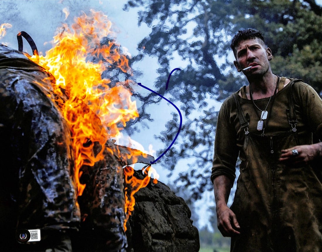 Beckett Certified Jon Bernthal Grady Travis Fury 11x14 Signed Photo (1 of 1)