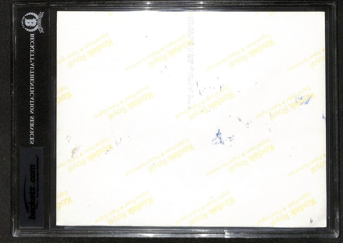 Beckett authenticated 8x10 1980 USA Olympic hockey photo signed by 13 players: Beckett authenticated 8x10 1980 USA Olympic hockey photo signed by 13 players Original 8x10 color photograph of the 1980 USA Olympic hockey team celebration, multi-signed by 13 team members. The photo