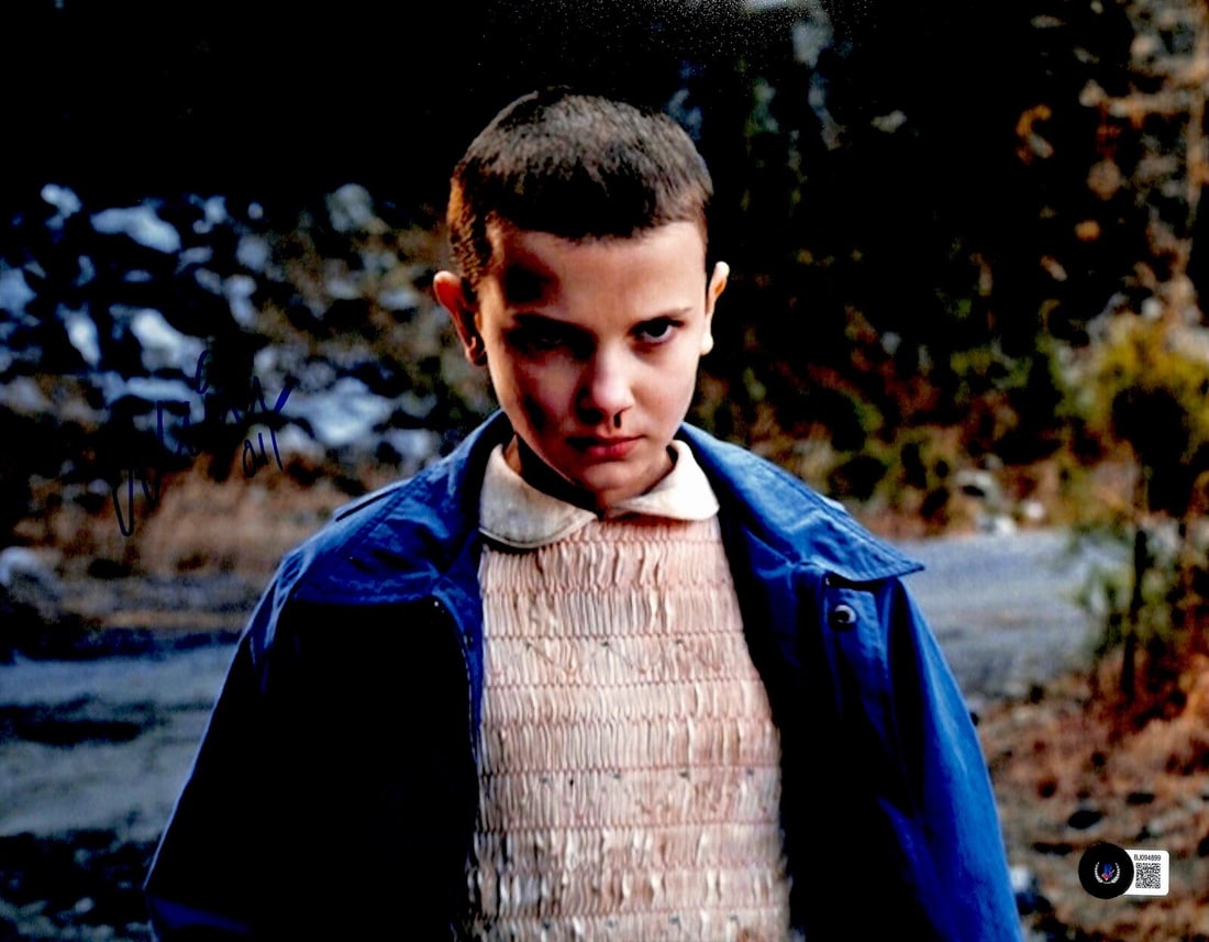 Signed 11x14 Photo of Millie Bobby Brown as Eleven Beckett Authenticated (1 of 1)