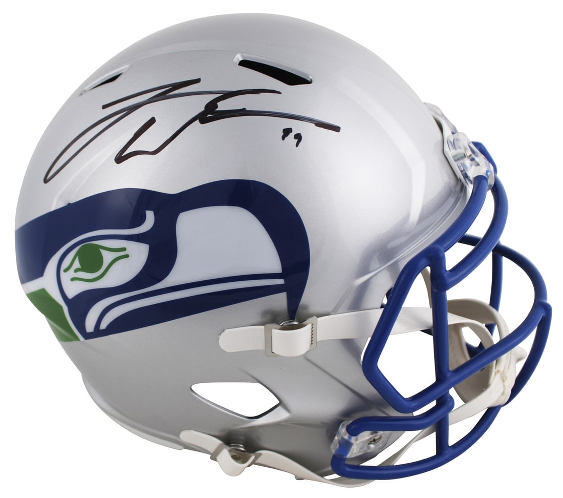 Riddell full size Speed replica helmet signed by Leonard Williams BAS witnessed (1 of 3)