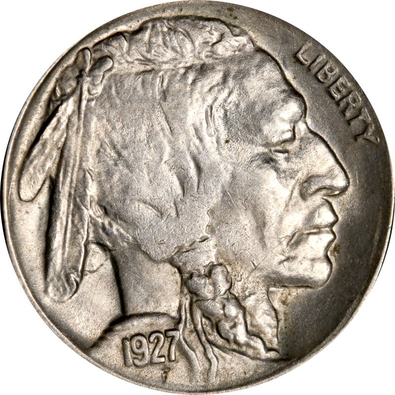 1927 P United States Buffalo Nickel (1 of 2)