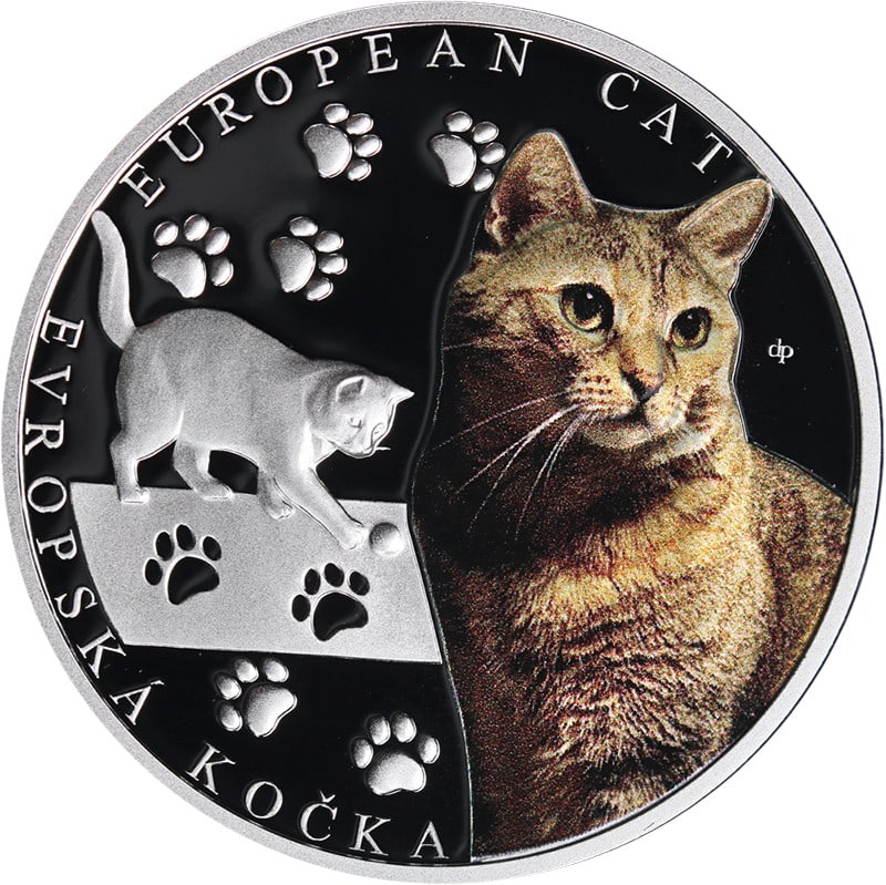 Niue 2026 European Shorthair Cat Breeds 1 oz .999 Silver Coin (1 of 3)