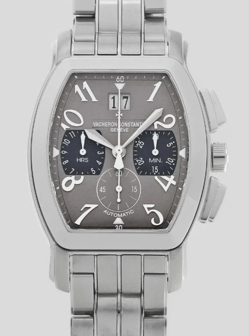 Vacheron Constantin 49145 Royal Eagle mens watch gray numeral dial steel bracelet (1 of 6)