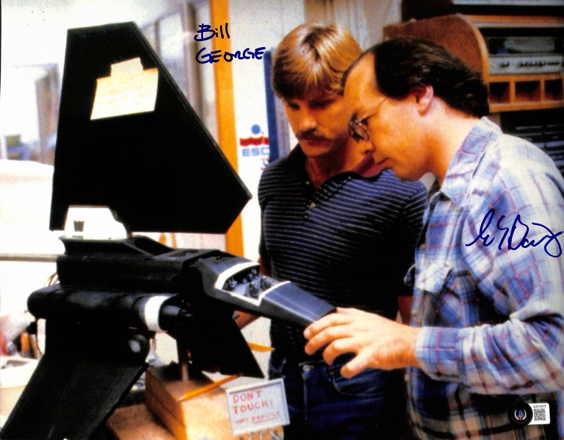 Signed 11x14 Star Wars ROTJ Imperial Shuttle Photo Bill George Charlie Bailey BAS (1 of 1)