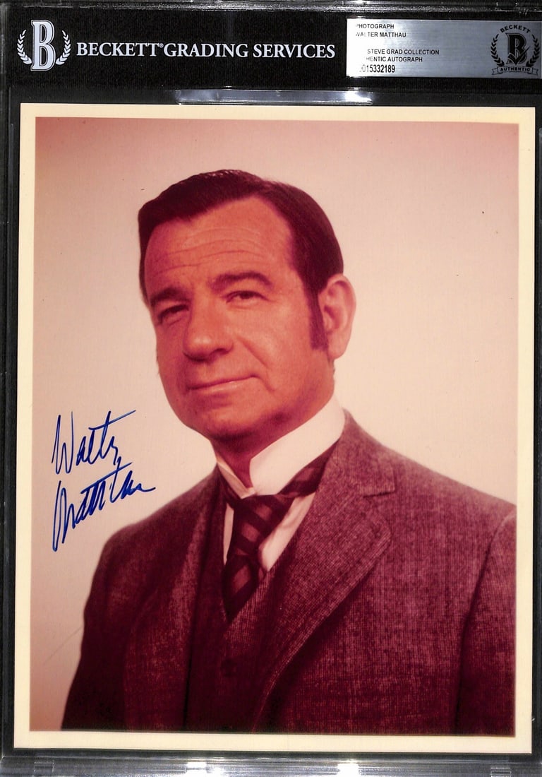 Beckett authenticated 8x10 signed photo of Walter Matthau Grumpy Old Men (1 of 1)
