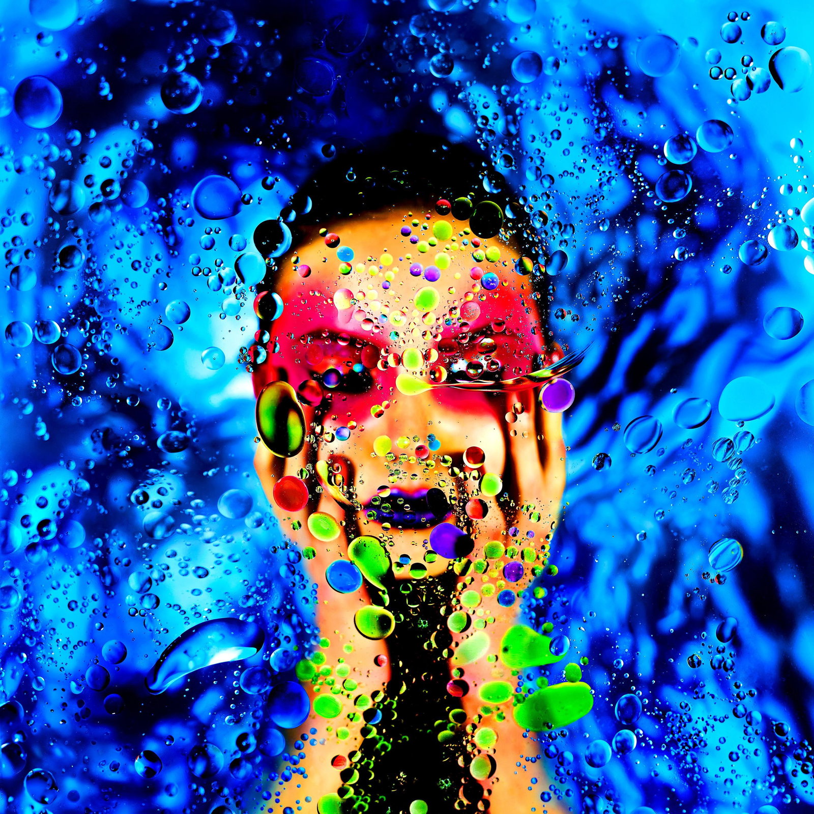 Giuliano Bekor Emulsion 1 abstract archival pigment print 48 x 48 edition of 10 (1 of 5)