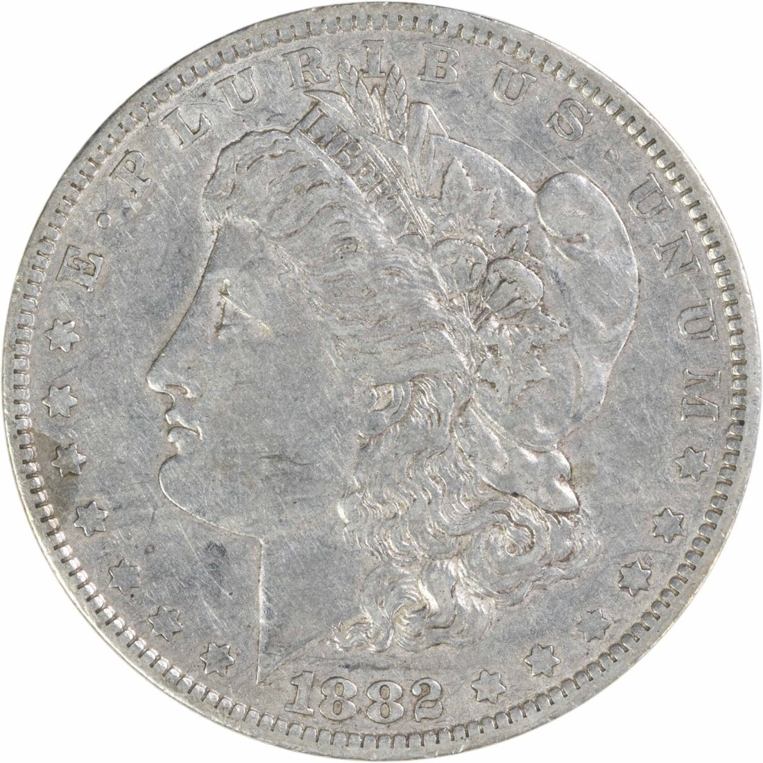 1882 O over S VAM 5 Morgan Silver Dollar EF $1 Uncertified (1 of 2)
