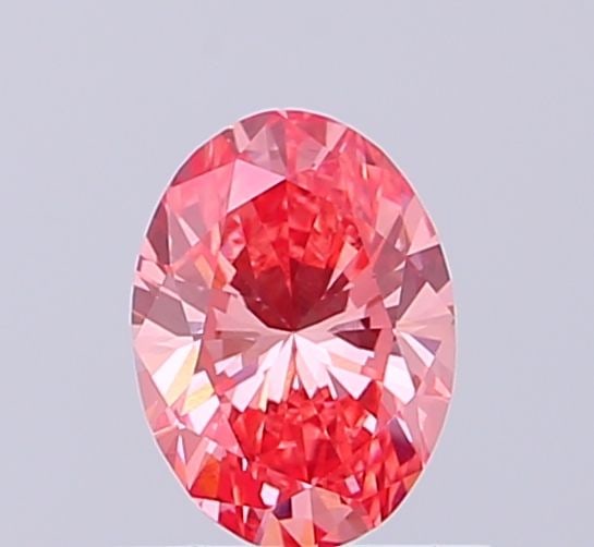 Loose Diamond - OVAL 0.76ct Fancy Vivid Pink VVS2: Loose Diamond - OVAL 0.76ct Fancy Vivid Pink VVS2 Source: This is a real non-mined Diamond that has been grown in a lab Shape: OVAL Carats: 0.76 Color: Fancy Vivid Pink Certification: NONE Video: