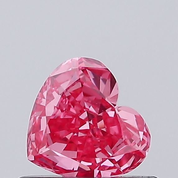 Loose Diamond - HEART 0.42ct Fancy Vivid Pink VS1: Loose Diamond - HEART 0.42ct Fancy Vivid Pink VS1 Source: This is a real non-mined Diamond that has been grown in a lab Shape: HEART Carats: 0.42 Color: Fancy Vivid Pink Certification: IGI Video: