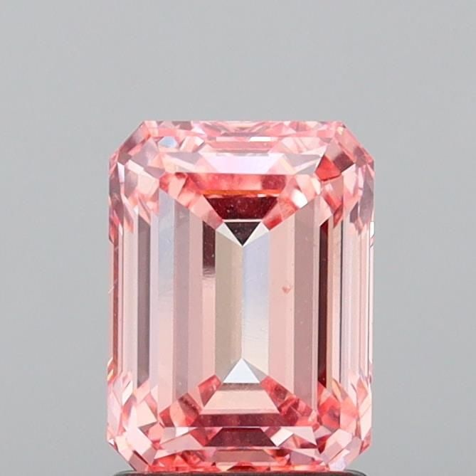 Loose Diamond - EMERALD 2.0ct Fancy Intense Pink VS2: Loose Diamond - EMERALD 2.0ct Fancy Intense Pink VS2 Source: This is a real non-mined Diamond that has been grown in a lab Shape: EMERALD Carats: 2.0 Color: Fancy Intense Pink Certification: IGI