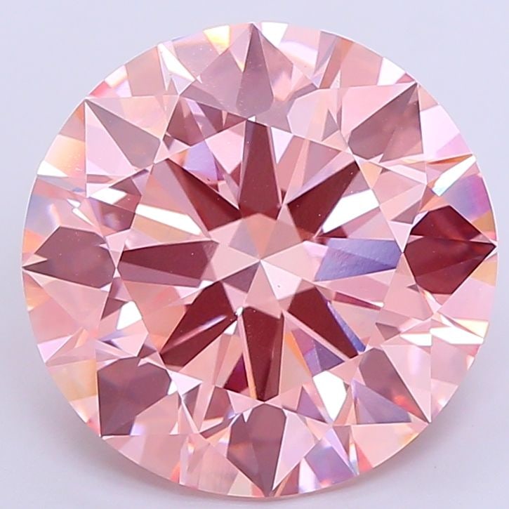 Ideal Loose Diamond - ROUND 11.56ct Fancy Vivid Pink VVS2: Ideal Loose Diamond - ROUND 11.56ct Fancy Vivid Pink VVS2 Source: This is a real non-mined Diamond that has been grown in a lab Shape: ROUND Carats: 11.56 Color: Fancy Vivid Pink Certification: IGI