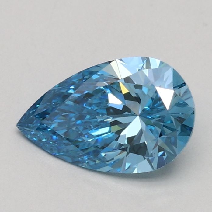 Loose Diamond - PEAR 0.57ct Fancy Vivid Blue VS1: Loose Diamond - PEAR 0.57ct Fancy Vivid Blue VS1 Source: This is a real non-mined Diamond that has been grown in a lab Shape: PEAR Carats: 0.57 Color: Fancy Vivid Blue Certification: IGI Video: Video