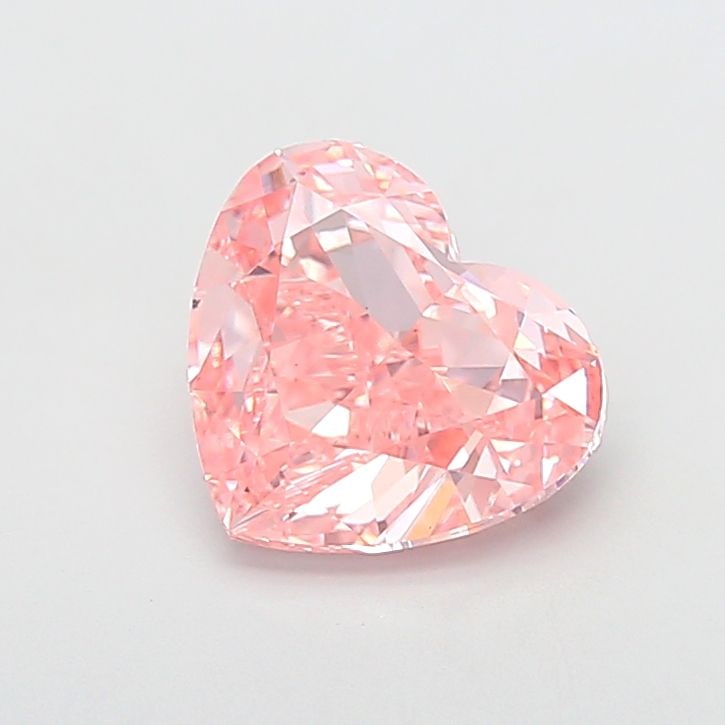 Loose Diamond - HEART 4.03ct Fancy Vivid Pink VS1: Loose Diamond - HEART 4.03ct Fancy Vivid Pink VS1 Source: This is a real non-mined Diamond that has been grown in a lab Shape: HEART Carats: 4.03 Color: Fancy Vivid Pink Certification: IGI Video: