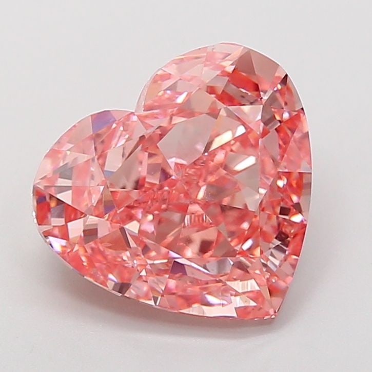 Loose Diamond - HEART 5.0ct Fancy Vivid Pink VS1: Loose Diamond - HEART 5.0ct Fancy Vivid Pink VS1 Source: This is a real non-mined Diamond that has been grown in a lab Shape: HEART Carats: 5.0 Color: Fancy Vivid Pink Certification: IGI Video: Video
