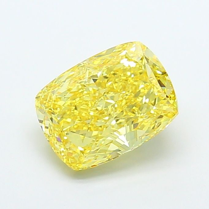 Loose Diamond - CUSHION MODIFIED 4.74ct Fancy Vivid Yellow VS1: Loose Diamond - CUSHION MODIFIED 4.74ct Fancy Vivid Yellow VS1 Source: This is a real non-mined Diamond that has been grown in a lab Shape: CUSHION MODIFIED Carats: 4.74 Color: Fancy Vivid Yellow Cert