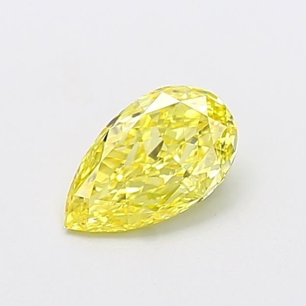 Loose Diamond - PEAR 1.0ct Fancy Vivid Yellow VS1: Loose Diamond - PEAR 1.0ct Fancy Vivid Yellow VS1 Source: This is a real non-mined Diamond that has been grown in a lab Shape: PEAR Carats: 1.0 Color: Fancy Vivid Yellow Certification: IGI Video: