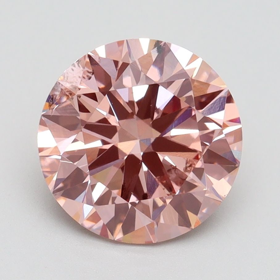 Loose Diamond - ROUND 2.7ct Fancy Intense Pink SI2: Loose Diamond - ROUND 2.7ct Fancy Intense Pink SI2 Source: This is a real non-mined Diamond that has been grown in a lab Shape: ROUND Carats: 2.7 Color: Fancy Intense Pink Certification: IGI Video: