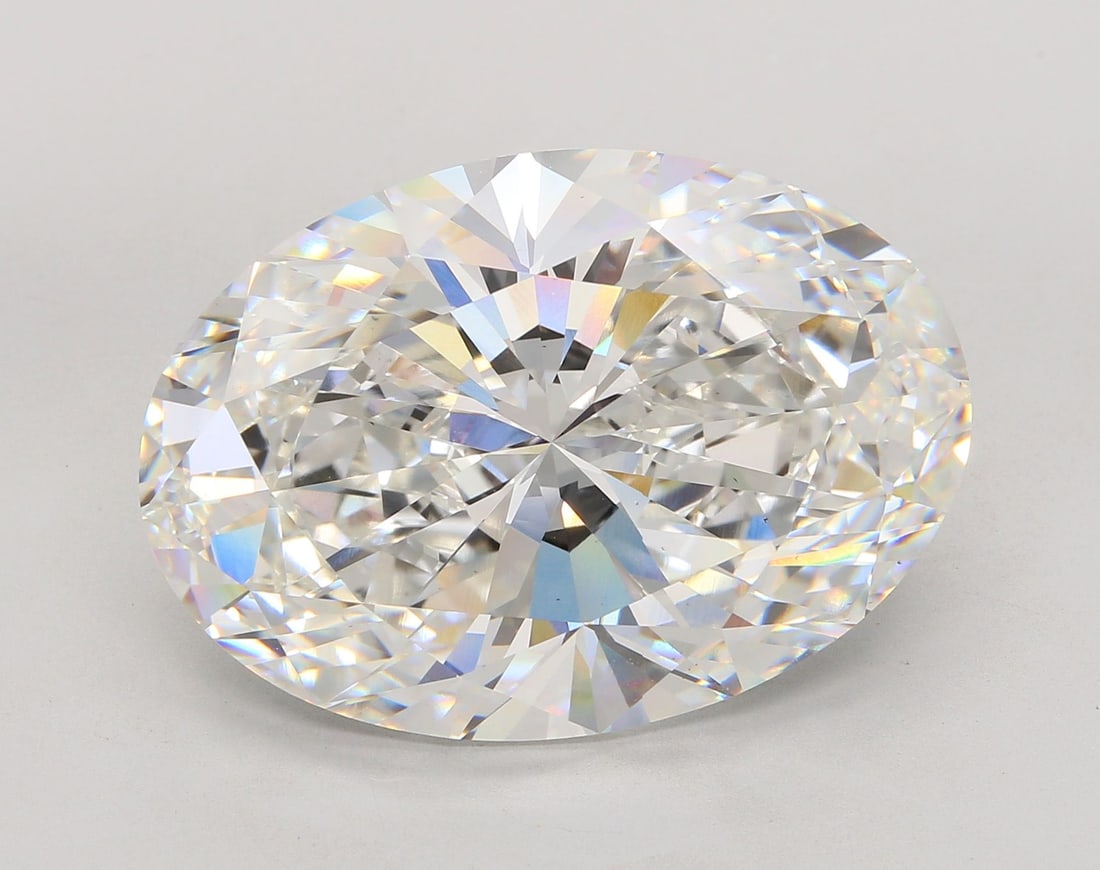 Loose Diamond - OVAL 26.71ct F VS1: Loose Diamond - OVAL 26.71ct F VS1 Source: This is a real non-mined Diamond that has been grown in a lab Shape: OVAL Carats: 26.71 Color: F Clarity: VS1 Certification: IGI Video: