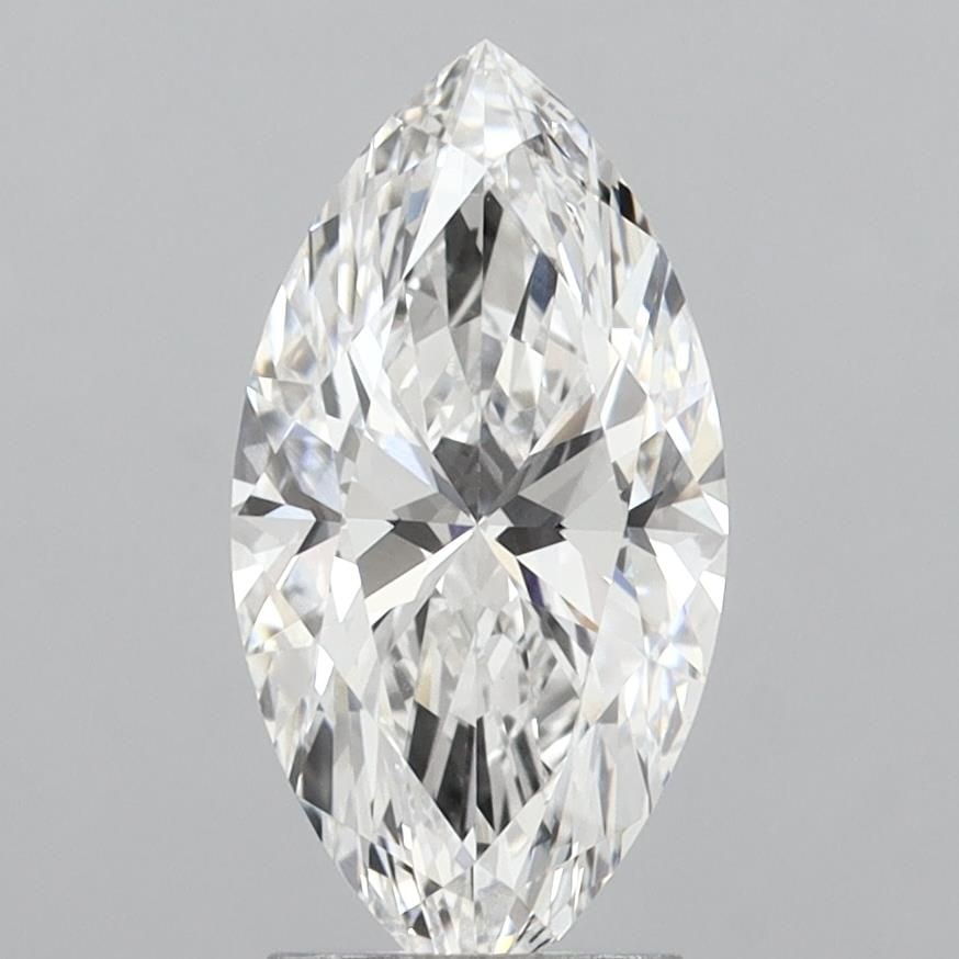 Loose Diamond - MARQUISE 2.53ct E VVS2: Loose Diamond - MARQUISE 2.53ct E VVS2 Source: This is a real non-mined Diamond that has been grown in a lab Shape: MARQUISE Carats: 2.53 Color: E Clarity: VVS2 Certification: IGI Video: