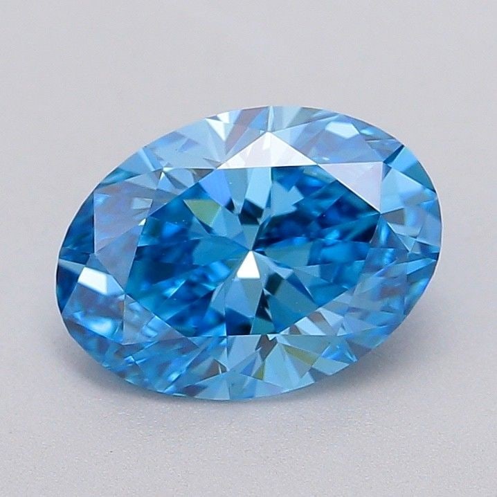 Loose Diamond - OVAL 1.55ct Fancy Vivid Blue VVS2: Loose Diamond - OVAL 1.55ct Fancy Vivid Blue VVS2 Source: This is a real non-mined Diamond that has been grown in a lab Shape: OVAL Carats: 1.55 Color: Fancy Vivid Blue Certification: IGI Video: