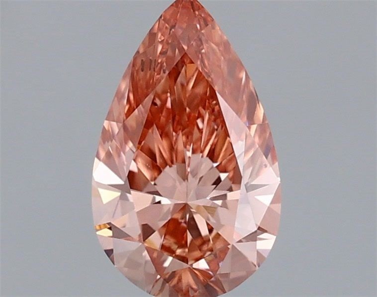 Loose Diamond - PEAR 0.7ct Fancy Intense Brownish Pink VS2: Loose Diamond - PEAR 0.7ct Fancy Intense Brownish Pink VS2 Source: This is a real non-mined Diamond that has been grown in a lab Shape: PEAR Carats: 0.7 Color: Fancy Intense Brownish Pink Certificatio