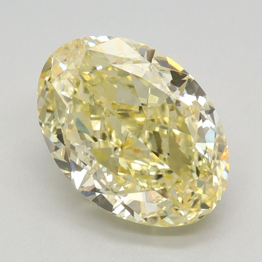 Loose Diamond - OVAL 2.48ct Fancy Intense Yellow VS1: Loose Diamond - OVAL 2.48ct Fancy Intense Yellow VS1 Source: This is a real non-mined Diamond that has been grown in a lab Shape: OVAL Carats: 2.48 Color: Fancy Intense Yellow Certification: IGI Video