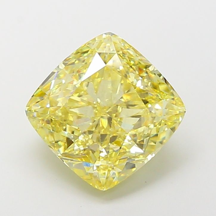 Loose Diamond - CUSHION MODIFIED 6.13ct Fancy Intense Yellow VS1: Loose Diamond - CUSHION MODIFIED 6.13ct Fancy Intense Yellow VS1 Source: This is a real non-mined Diamond that has been grown in a lab Shape: CUSHION MODIFIED Carats: 6.13 Color: Fancy Intense Yellow 