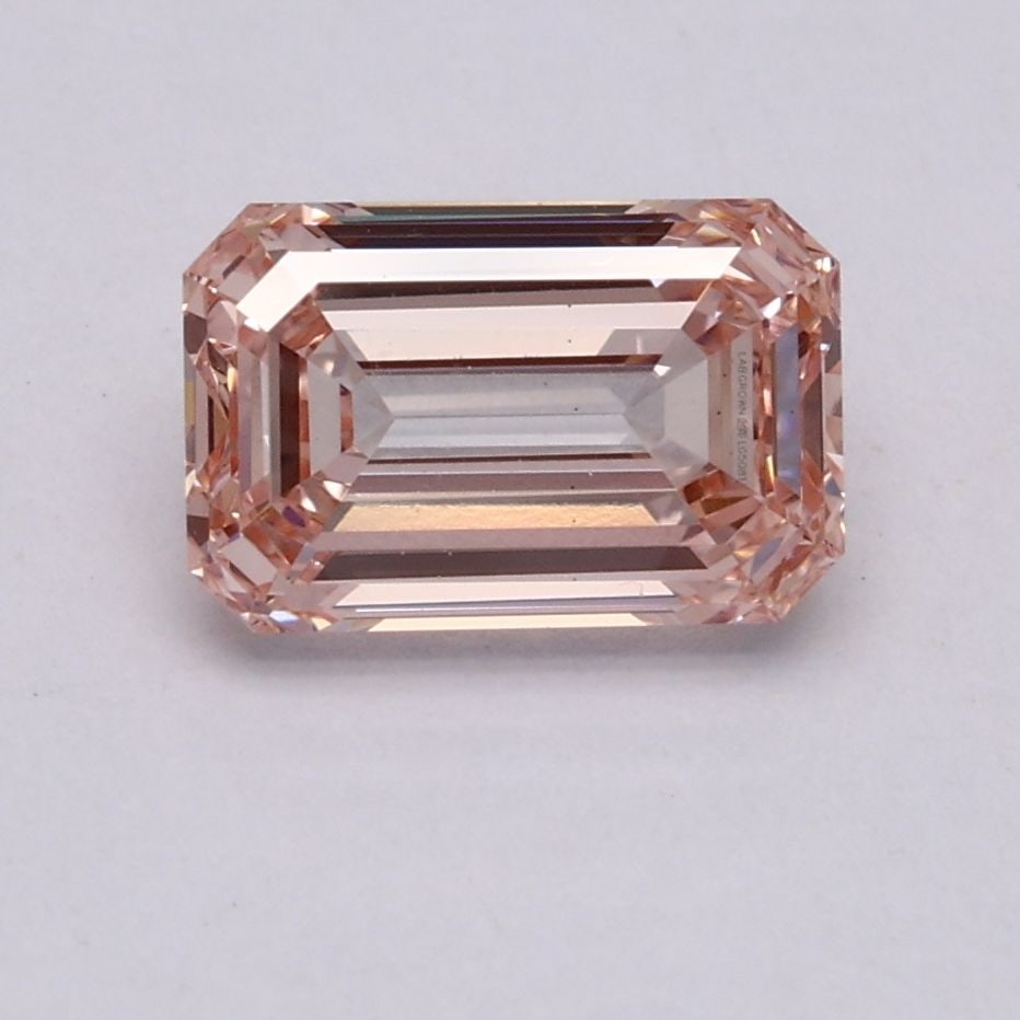 Loose Diamond - EMERALD 1.11ct Fancy Pink VS1: Loose Diamond - EMERALD 1.11ct Fancy Pink VS1 Source: This is a real non-mined Diamond that has been grown in a lab Shape: EMERALD Carats: 1.11 Color: Fancy Pink Certification: IGI Video: