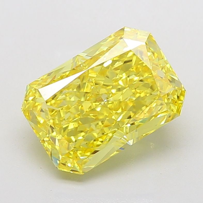 Loose Diamond - RADIANT 7.09ct Fancy Vivid Yellow VS2: Loose Diamond - RADIANT 7.09ct Fancy Vivid Yellow VS2 Source: This is a real non-mined Diamond that has been grown in a lab Shape: RADIANT Carats: 7.09 Color: Fancy Vivid Yellow Certification: IGI