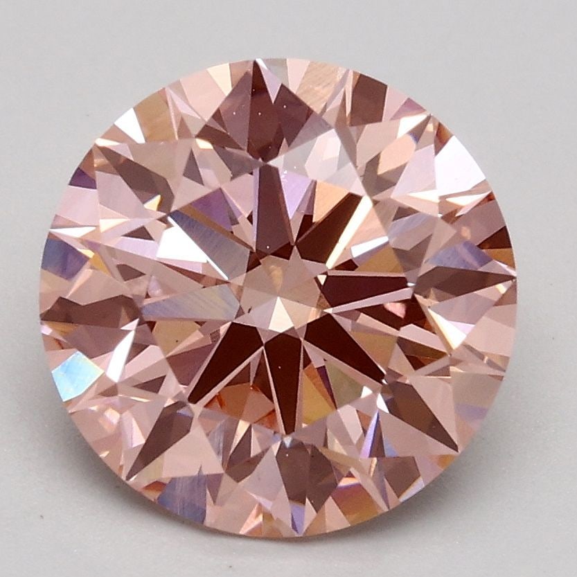 Ideal Loose Diamond - ROUND 2.22ct Fancy Intense Pink VS1: Ideal Loose Diamond - ROUND 2.22ct Fancy Intense Pink VS1 Source: This is a real non-mined Diamond that has been grown in a lab Shape: ROUND Carats: 2.22 Color: Fancy Intense Pink Certification: IGI V