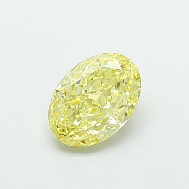 Loose Diamond - OVAL 1.03ct Fancy Intense Yellow VVS2: Loose Diamond - OVAL 1.03ct Fancy Intense Yellow VVS2 Source: This is a real non-mined Diamond that has been grown in a lab Shape: OVAL Carats: 1.03 Color: Fancy Intense Yellow Certification: IGI Vide