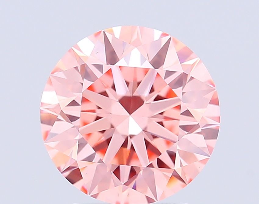 Loose Diamond - ROUND 2.71ct Fancy Intense Pink VS1: Loose Diamond - ROUND 2.71ct Fancy Intense Pink VS1 Source: This is a real non-mined Diamond that has been grown in a lab Shape: ROUND Carats: 2.71 Color: Fancy Intense Pink Certification: IGI