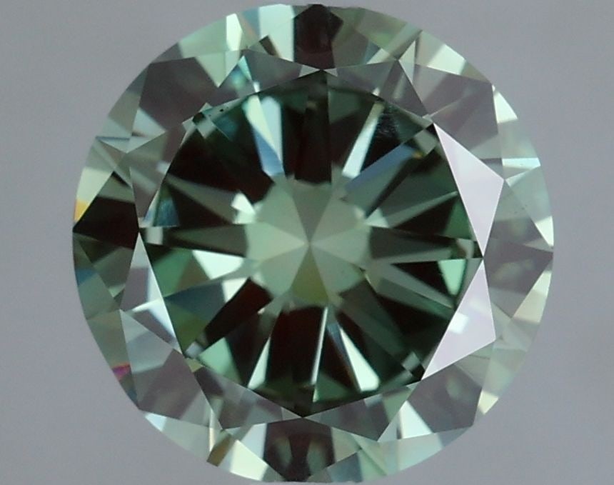 Loose Diamond - ROUND 2.02ct Fancy Vivid Green VVS2: Loose Diamond - ROUND 2.02ct Fancy Vivid Green VVS2 Source: This is a real non-mined Diamond that has been grown in a lab Shape: ROUND Carats: 2.02 Color: Fancy Vivid Green Certification: IGI Video: