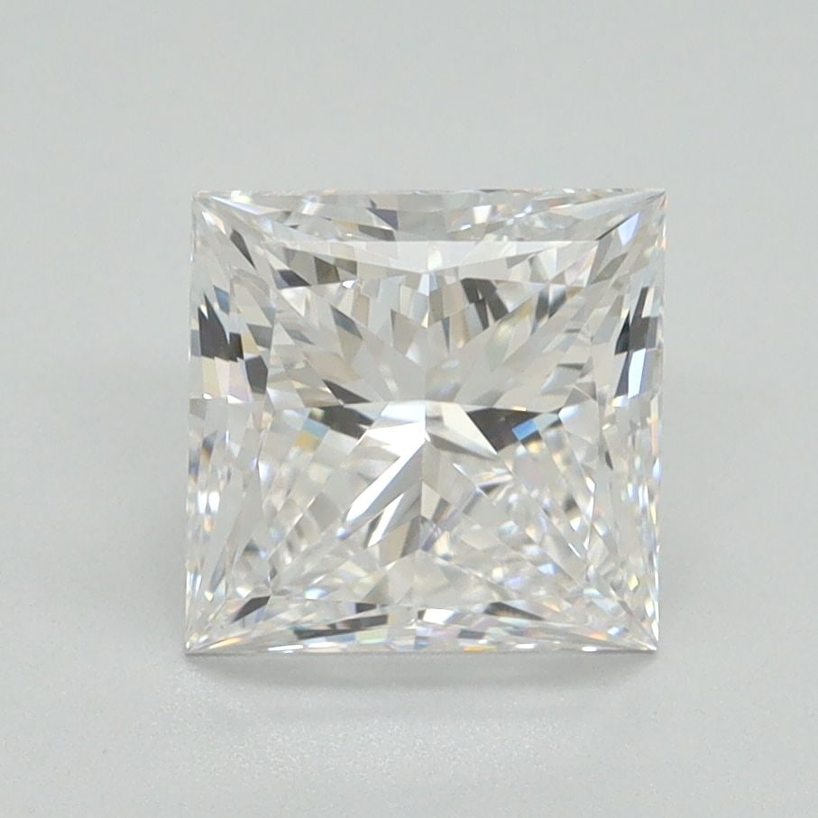 Loose Diamond - PRINCESS 2.12ct F VS1: Loose Diamond - PRINCESS 2.12ct F VS1 Source: This is a real non-mined Diamond that has been grown in a lab Shape: PRINCESS Carats: 2.12 Color: F Clarity: VS1 Certification: NONE Video: