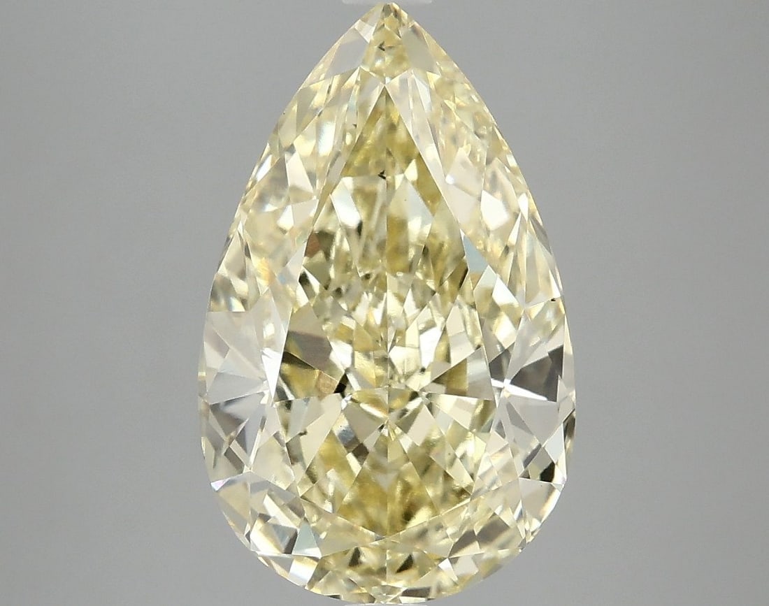 Loose Diamond - PEAR 5.01ct Fancy Intense Yellow VS1: Loose Diamond - PEAR 5.01ct Fancy Intense Yellow VS1 Source: This is a real non-mined Diamond that has been grown in a lab Shape: PEAR Carats: 5.01 Color: Fancy Intense Yellow Certification: IGI Video
