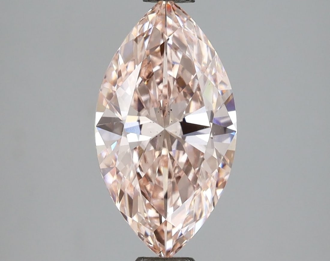 Loose Diamond - MARQUISE 2.01ct Fancy Vivid Pink VS2: Loose Diamond - MARQUISE 2.01ct Fancy Vivid Pink VS2 Source: This is a real non-mined Diamond that has been grown in a lab Shape: MARQUISE Carats: 2.01 Color: Fancy Vivid Pink Certification: NONE
