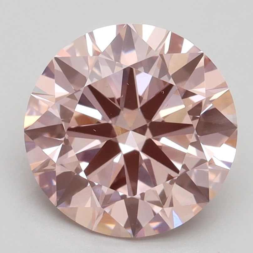 Loose Diamond - ROUND 2.8ct Fancy Intense Pink VS1: Loose Diamond - ROUND 2.8ct Fancy Intense Pink VS1 Source: This is a real non-mined Diamond that has been grown in a lab Shape: ROUND Carats: 2.8 Color: Fancy Intense Pink Certification: IGI Video: