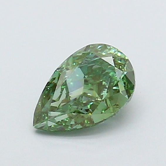 Loose Diamond - PEAR 1.02ct Fancy Vivid Green SI1: Loose Diamond - PEAR 1.02ct Fancy Vivid Green SI1 Source: This is a real non-mined Diamond that has been grown in a lab Shape: PEAR Carats: 1.02 Color: Fancy Vivid Green Certification: IGI Video: