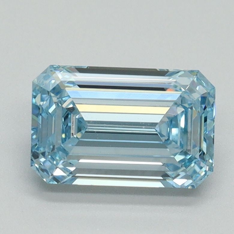 Loose Diamond - EMERALD 1.54ct Fancy Intense Blue VS1: Loose Diamond - EMERALD 1.54ct Fancy Intense Blue VS1 Source: This is a real non-mined Diamond that has been grown in a lab Shape: EMERALD Carats: 1.54 Color: Fancy Intense Blue Certification: IGI