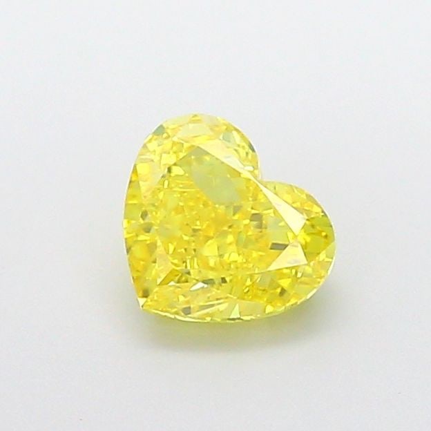 Loose Diamond - HEART 1.14ct Fancy Vivid Yellow VVS2: Loose Diamond - HEART 1.14ct Fancy Vivid Yellow VVS2 Source: This is a real non-mined Diamond that has been grown in a lab Shape: HEART Carats: 1.14 Color: Fancy Vivid Yellow Certification: NONE