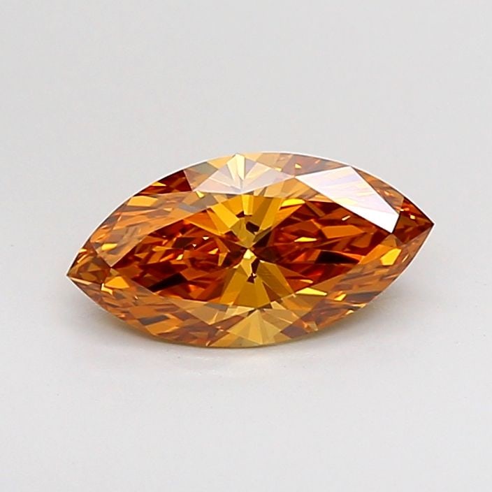 Loose Diamond - MARQUISE 1.11ct Fancy Orangey Brown VVS2: Loose Diamond - MARQUISE 1.11ct Fancy Orangey Brown VVS2 Source: This is a real non-mined Diamond that has been grown in a lab Shape: MARQUISE Carats: 1.11 Color: Fancy Orangey Brown Certification: IG