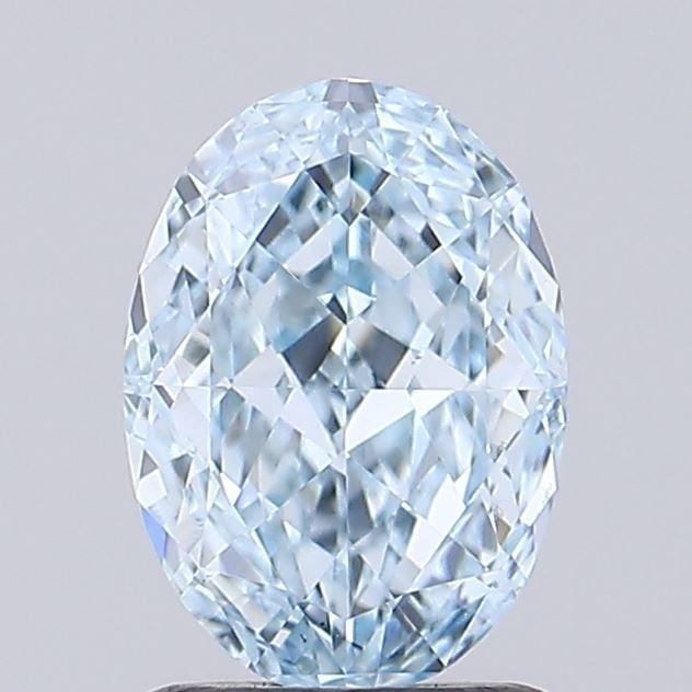 Loose Diamond - OVAL 1.1ct Fancy Intense Blue VS1: Loose Diamond - OVAL 1.1ct Fancy Intense Blue VS1 Source: This is a real non-mined Diamond that has been grown in a lab Shape: OVAL Carats: 1.1 Color: Fancy Intense Blue Certification: IGI Video: