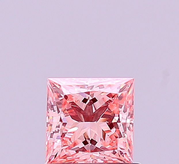 Loose Diamond - PRINCESS 0.82ct Fancy Intense Pink VS1: Loose Diamond - PRINCESS 0.82ct Fancy Intense Pink VS1 Source: This is a real non-mined Diamond that has been grown in a lab Shape: PRINCESS Carats: 0.82 Color: Fancy Intense Pink Certification: IGI V