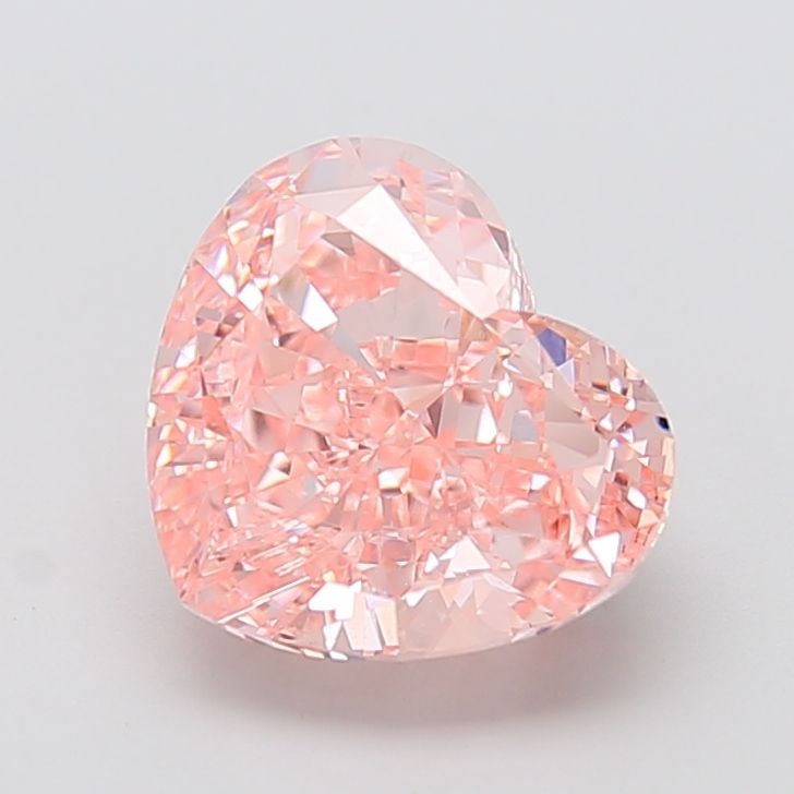 Loose Diamond - HEART 5.04ct Fancy Vivid Pink VS1: Loose Diamond - HEART 5.04ct Fancy Vivid Pink VS1 Source: This is a real non-mined Diamond that has been grown in a lab Shape: HEART Carats: 5.04 Color: Fancy Vivid Pink Certification: IGI Video: