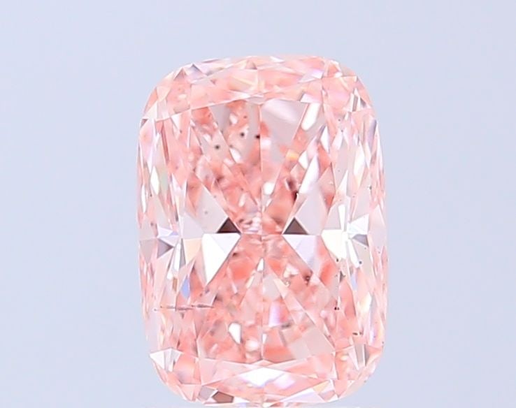 Loose Diamond - CUSHION MODIFIED 2.04ct Fancy Intense Pink SI1: Loose Diamond - CUSHION MODIFIED 2.04ct Fancy Intense Pink SI1 Source: This is a real non-mined Diamond that has been grown in a lab Shape: CUSHION MODIFIED Carats: 2.04 Color: Fancy Intense Pink Cert