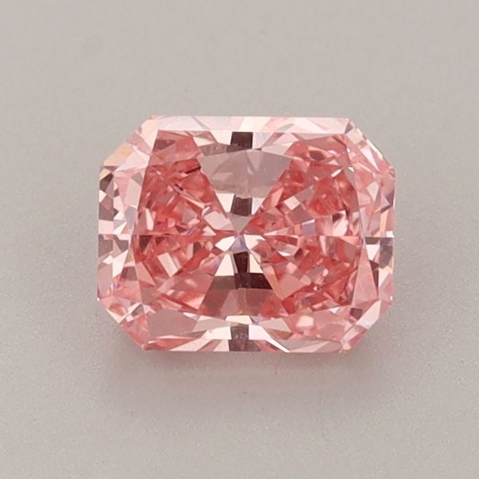 Loose Diamond - RADIANT 0.83ct Fancy Vivid Pink VS1: Loose Diamond - RADIANT 0.83ct Fancy Vivid Pink VS1 Source: This is a real non-mined Diamond that has been grown in a lab Shape: RADIANT Carats: 0.83 Color: Fancy Vivid Pink Certification: IGI Video: