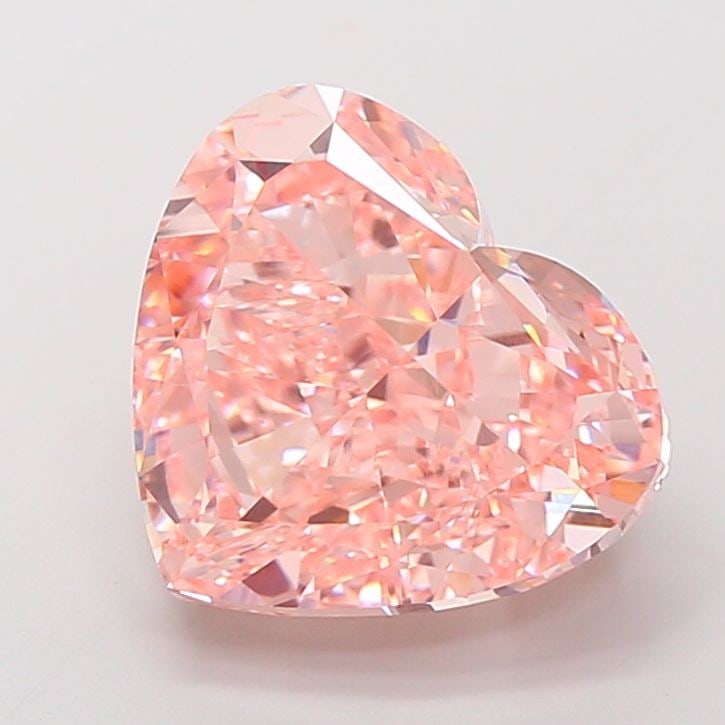 Loose Diamond - HEART 10.08ct Fancy Vivid Pink VVS2: Loose Diamond - HEART 10.08ct Fancy Vivid Pink VVS2 Source: This is a real non-mined Diamond that has been grown in a lab Shape: HEART Carats: 10.08 Color: Fancy Vivid Pink Certification: IGI Video: